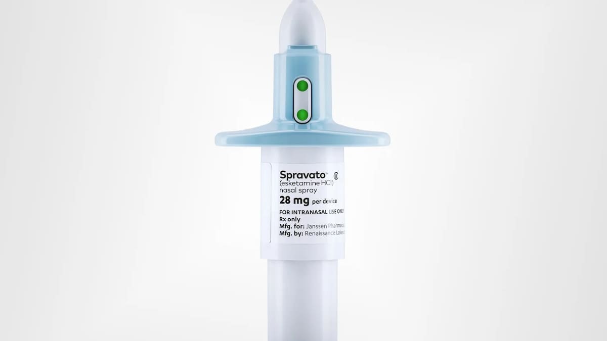 Spravato en aerosol para tratar la depresión resistente. Foto: AP