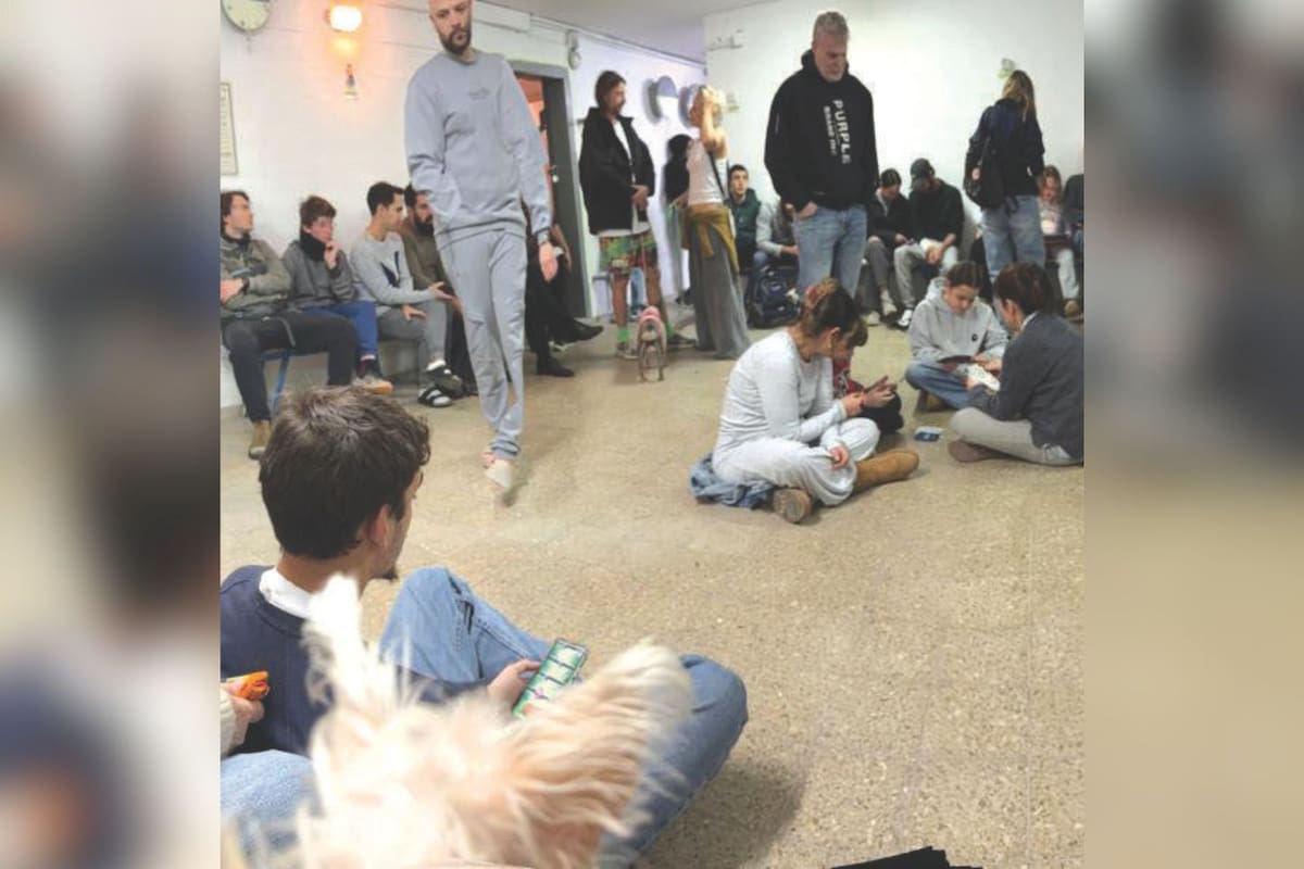 Aspecto del refugio antiataques en Israel, tras las hostilidades.