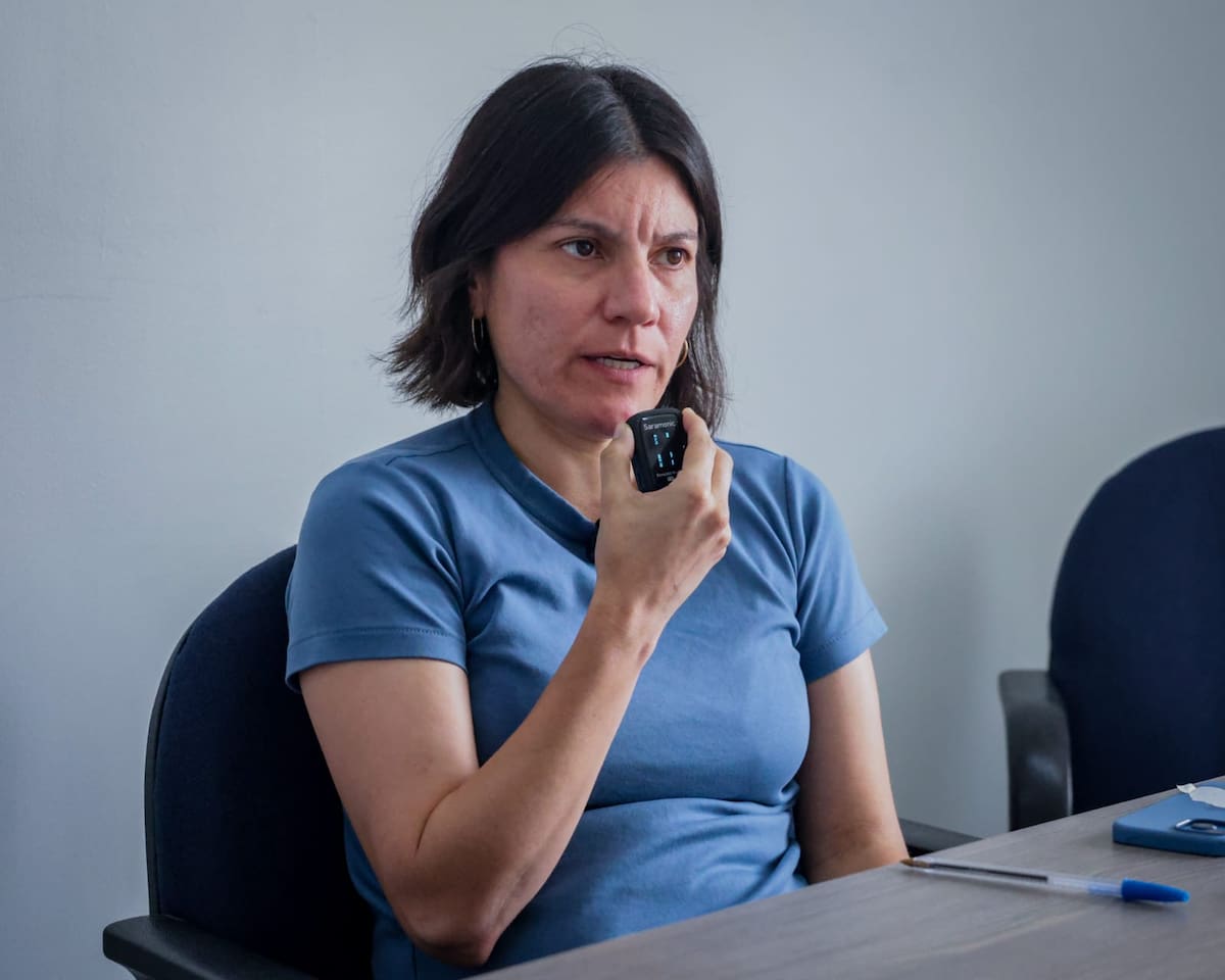 La coordinadora de Planeación de Movilidad Sustentable, Denahí Georgina Valdez Camarena, explicó que el proyecto no se limita a construir una ciclovía, sino que busca rediseñar completamente la vialidad para reducir riesgos.│Foto: Javier Gallegos