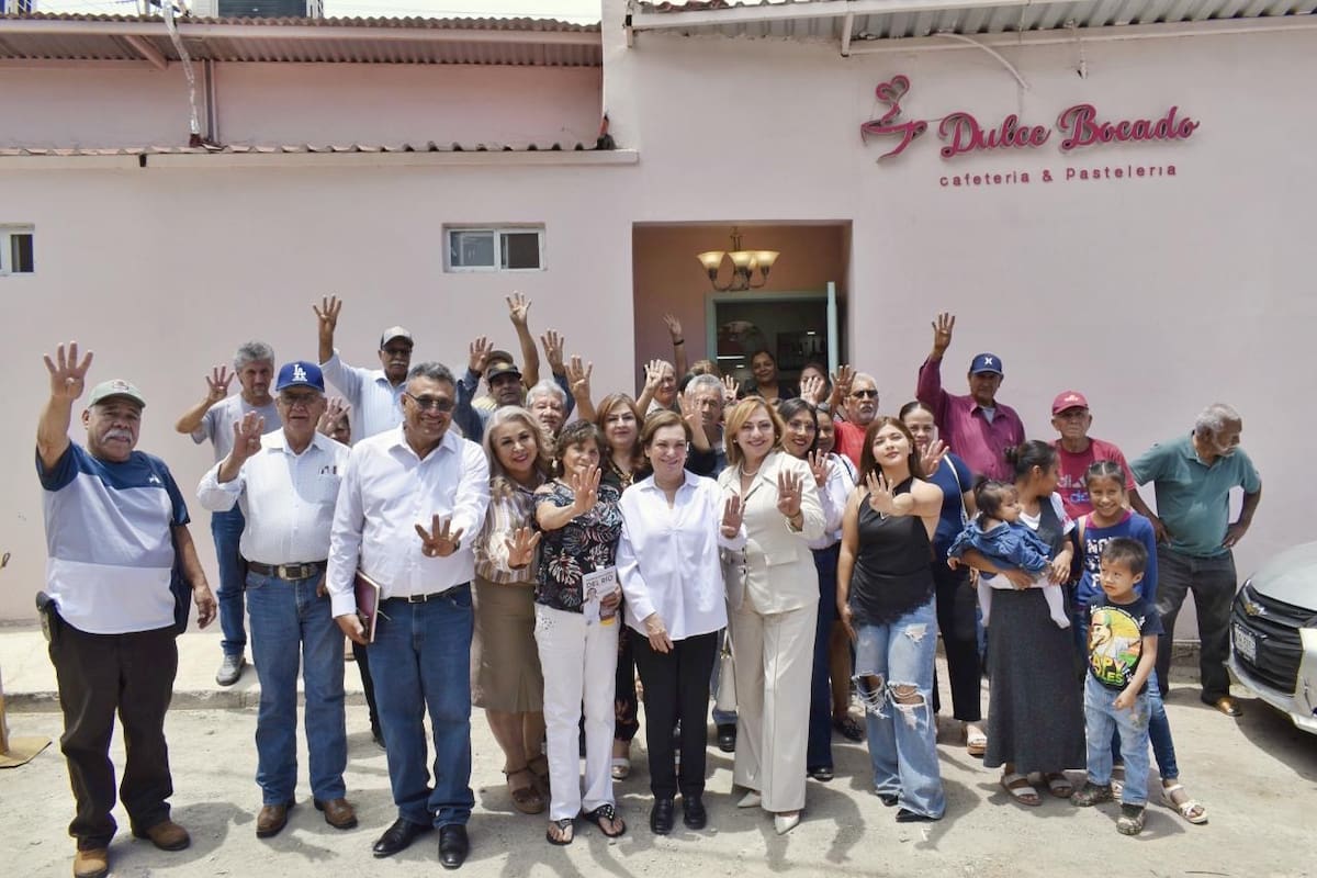 Recorre María Dolores del Río Cananea y Nacozari para conocer propuestas de la gente