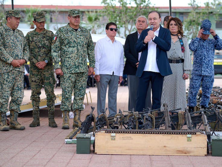Destrucción de armas fortalece la paz y debilita a grupos criminales, destaca Gobierno de Sonora