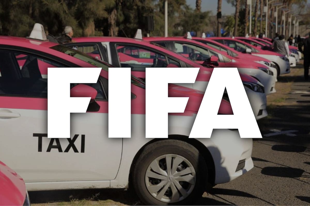 Taxistas protestan contra FIFA por el Mundial en la CDMX