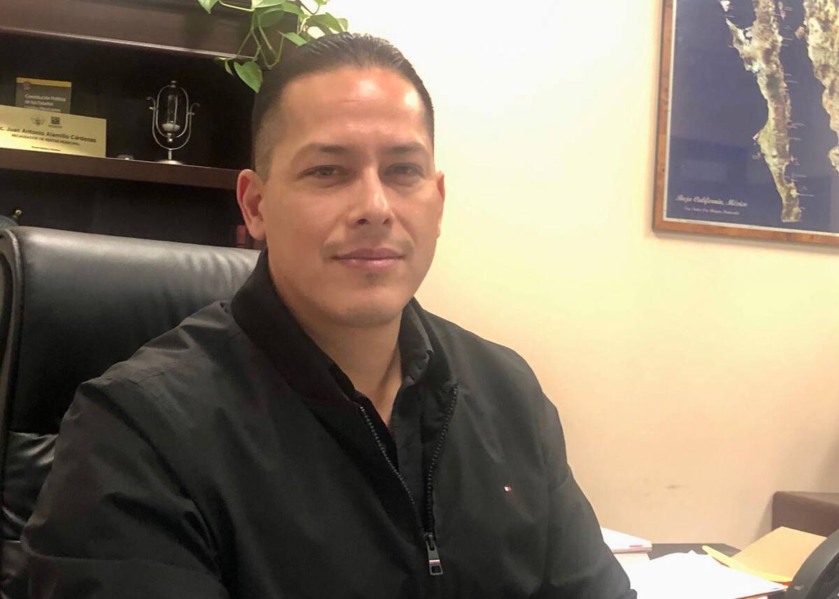 Juan Almillo Cárdenas, encargado de despacho de Recaudación Municipal de Rosarito.