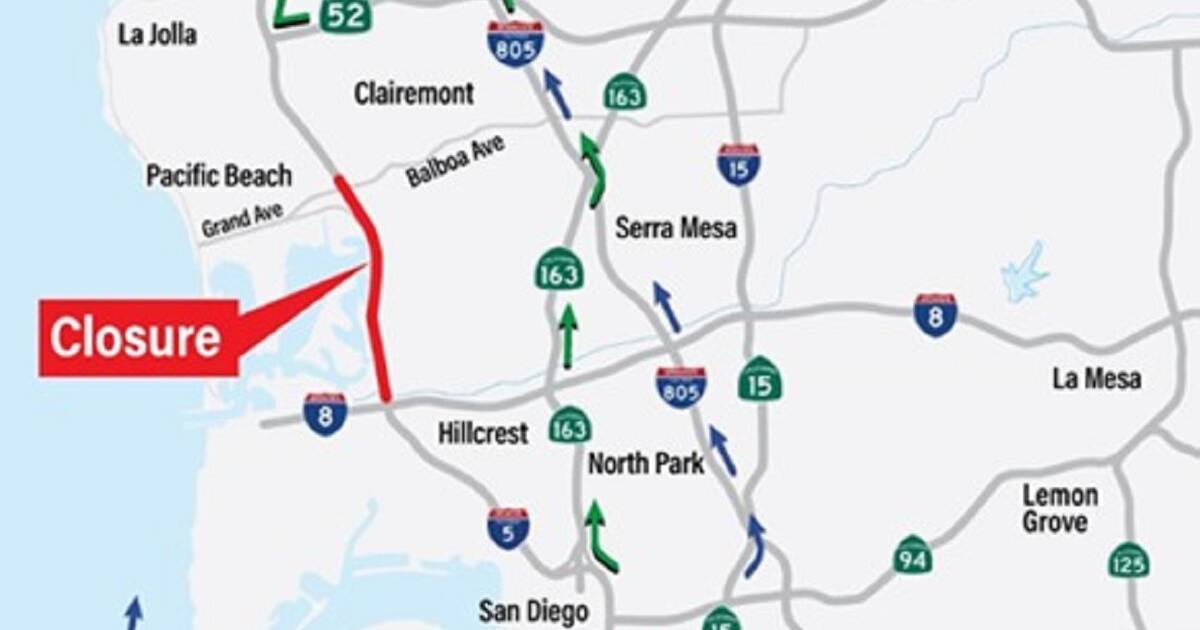 56 Freeway Anuncian ‘mega cierre’ de freeway 5 por 56 horas