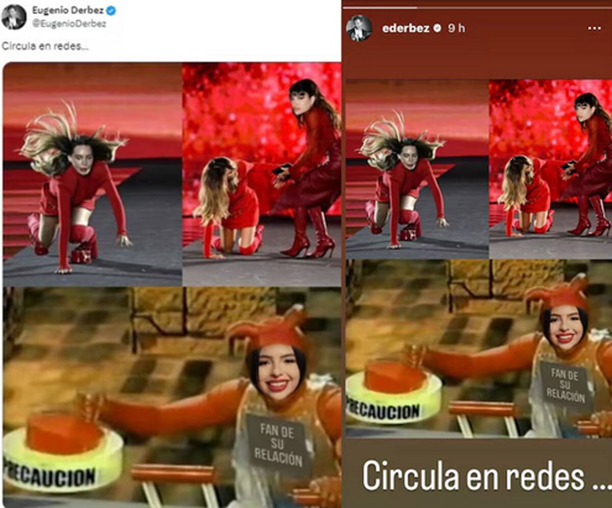 El meme publicado por Eugenio Derbez.