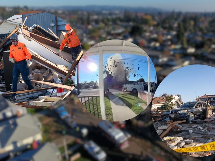 Explosión de gas en la Bahía de San Francisco daña viviendas y deja seis personas hospitalizadas