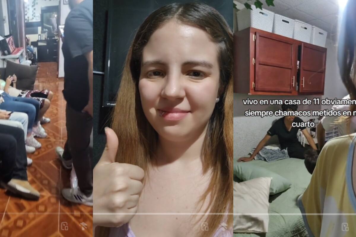 VIDEO: joven se vuelve viral en TikTok por mostrar que en su casa viven 11 personas