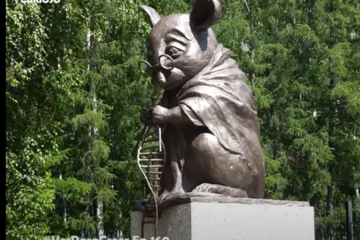 ¿Sabías que en Rusia existe un monumento a los ratones que han perdido la vida en los laboratorios?