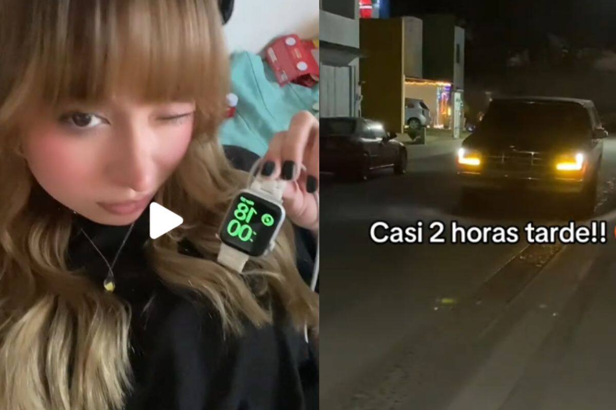 Mujer muestra cuánto tarda su novio “impuntual” en llegar por ella; más de dos horas