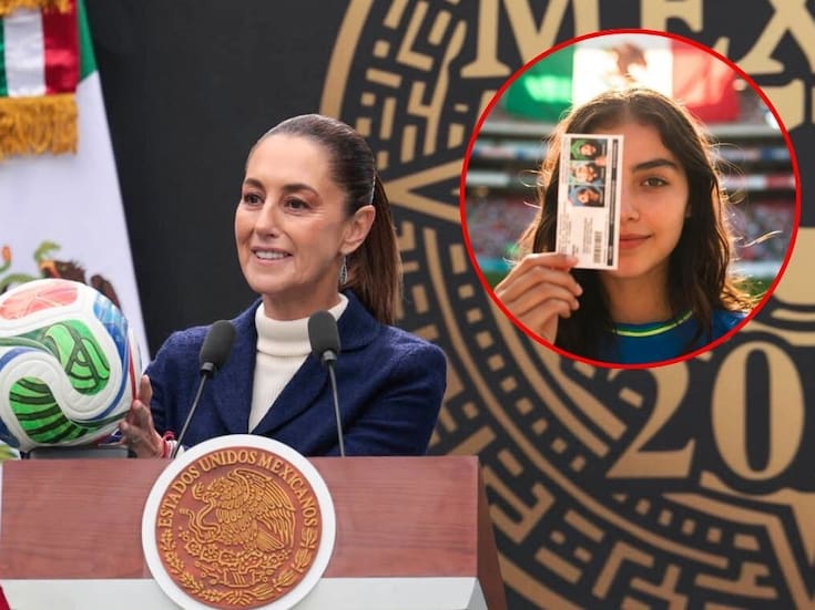 Claudia Sheinbaum regalará su boleto del Mundial 2026 a una niña mexicana que no tiene la oportunidad de ir, “para que pueda soñar con el fútbol”