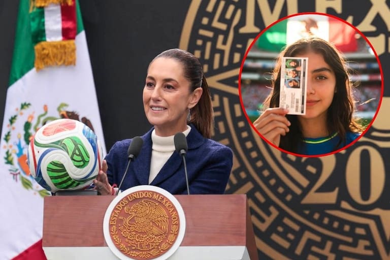 Claudia Sheinbaum regalará su boleto del Mundial 2026 a una niña mexicana que no tiene la oportunidad de ir, “para que pueda soñar con el fútbol”
