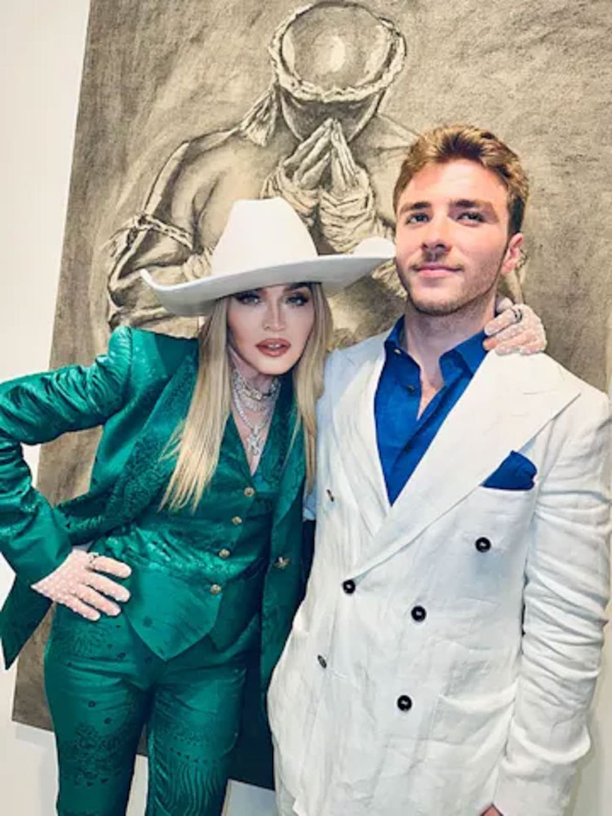 Madonna aprovechó una noche libre de su gira "Celebration Tour" para apoyar a Rocco en este importante evento.