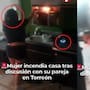 VIDEO: Mujer incendia su hogar tras discusión con su esposo