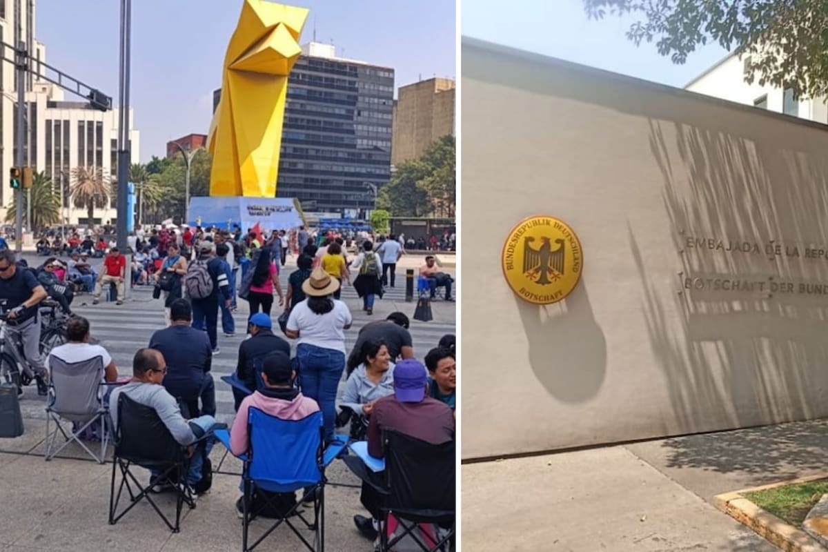 Maestros de la CNTE entregan peticiones en embajadas y bloquean Reforma para exigir atención del gobierno