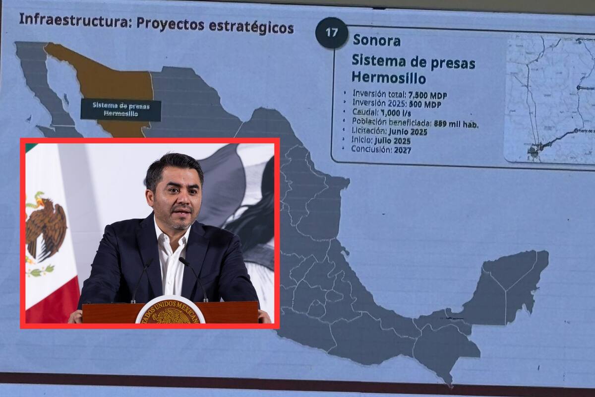 Arranca en julio construcción de sistema de presas para Hermosillo con 500 mdp iniciales: Conagua