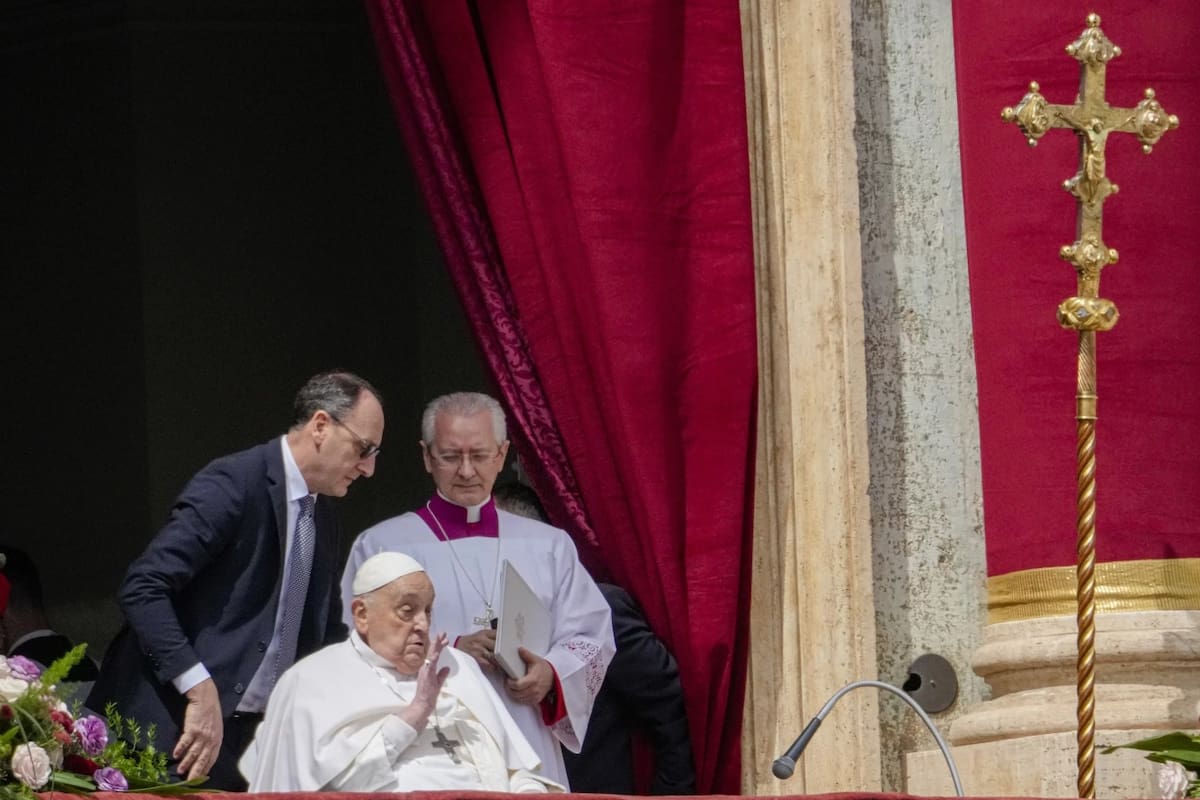 El Papa Francisco en su último Domingo de Resurrección, el 20 de abril del 2025. | Crédito: AP