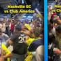 VIDEO: Aficionados del América y Nashville se pelean a golpes tras partido de la Concachampions