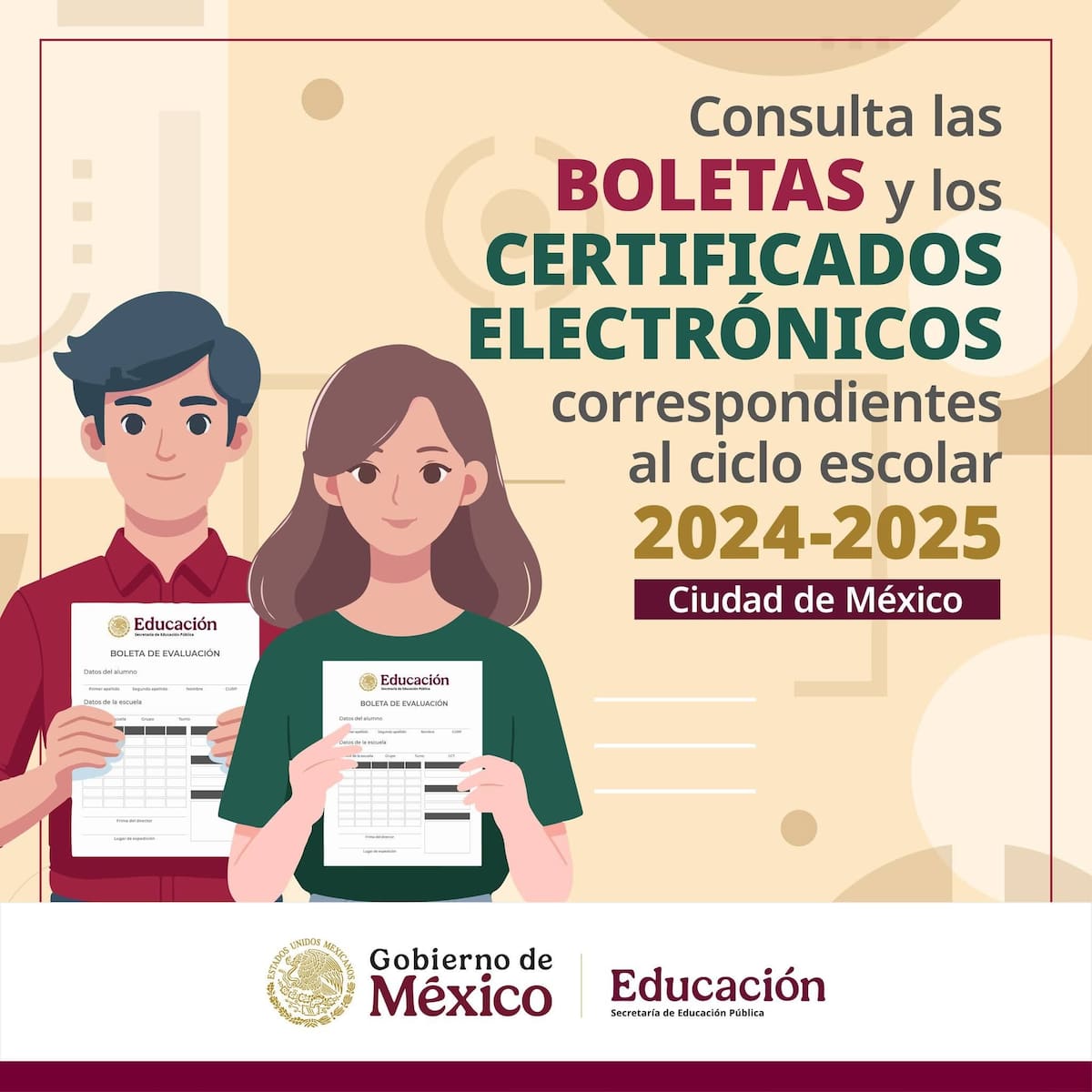 SEP: Consulta de boletas y certificados ya se encuentran disponibles. | X @SEP_mx