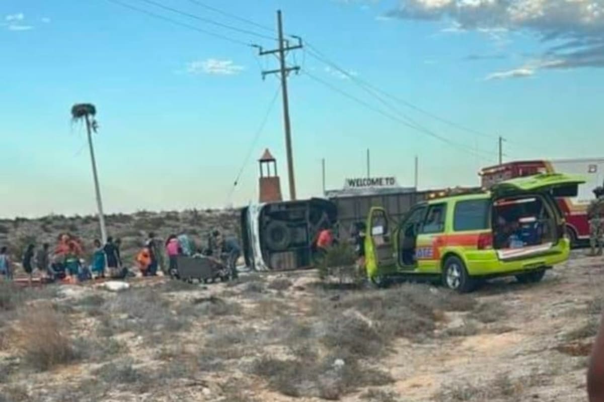 ‘Camionazo’ en carretera San Felipe-Puertecitos deja 40 lesionados