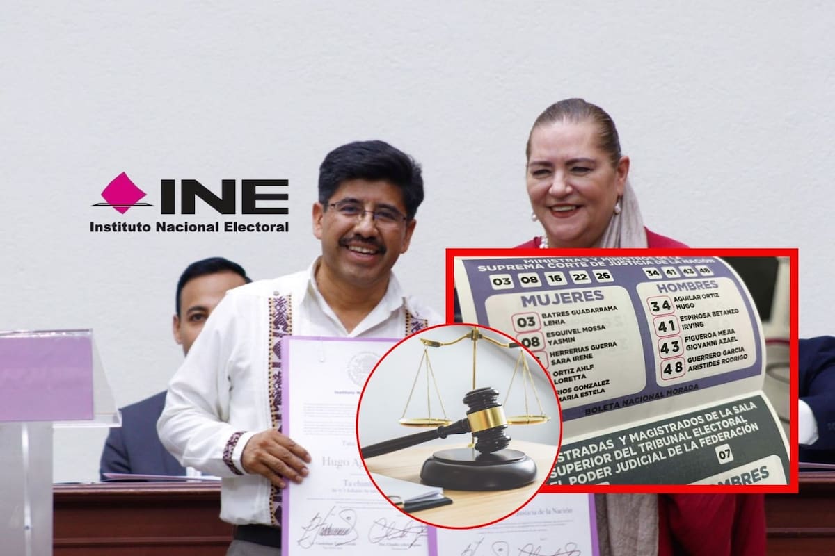 Ministros electos de la SCJN reciben multas del INE: Hugo Aguilar y Loretta Ortiz entre los multados por aparecer en acordeones