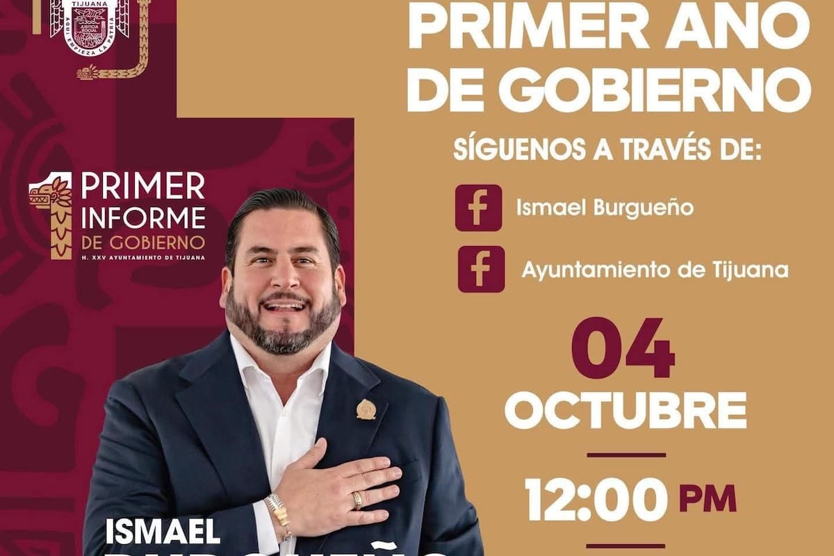 Ismael Burgueño presenta su Primer Informe de Gobierno