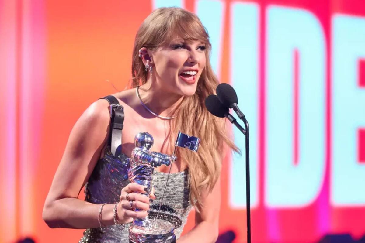 Taylor Swift agradece a Travis Kelce tras ganar 'Video del Año' en MTV VMA