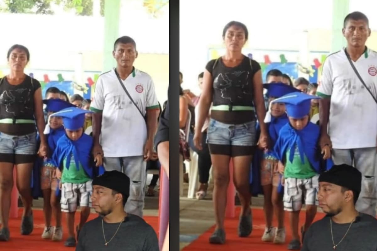 “¿Nos puedes poner ropa elegante?”: Joven ayuda a padres humildes a verse mejor en la foto de graduación de su hijo