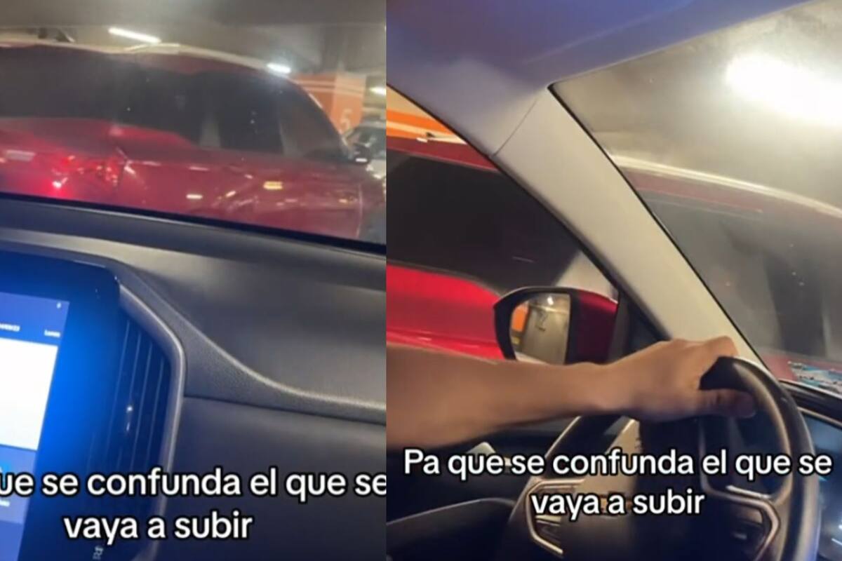 Hombre se estaciona en medio de dos carros idénticos para confundir a la gente