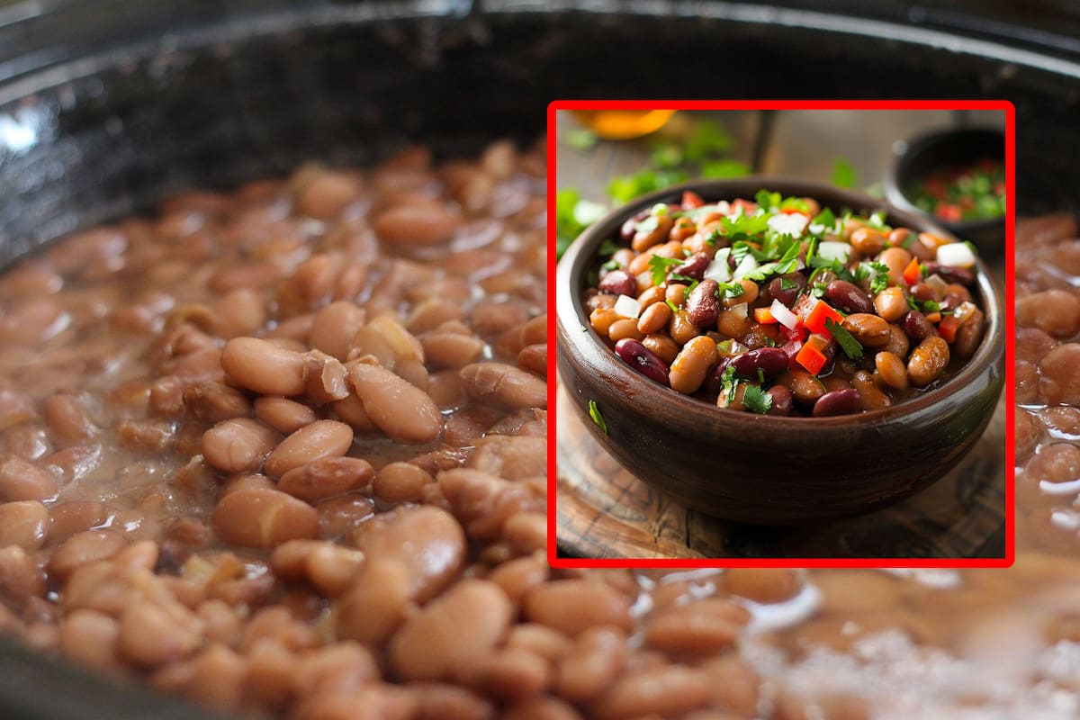 Frijoles deliciosos con estos tres ingredientes