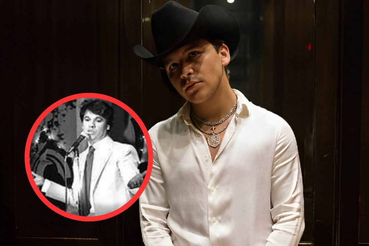 Christian Nodal confiesa qué canción de Juan Gabriel lo hace llorar por despecho