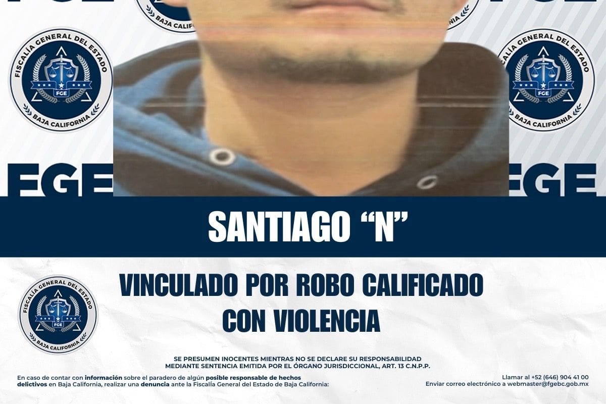 Vinculan a proceso a hombre acusado de asaltar con violencia a conductor de Uber en Tijuana