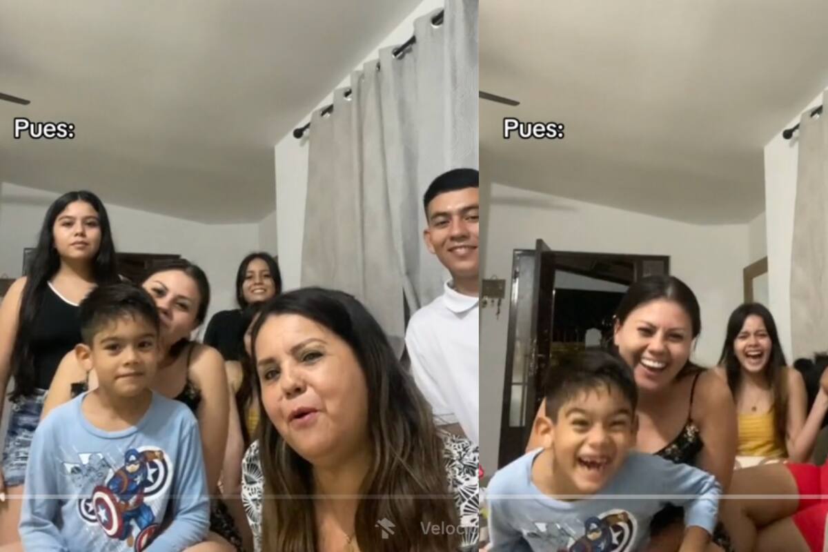 Familia intenta grabar amoroso video para un familiar, pero sale muy MAL (VIDEO)