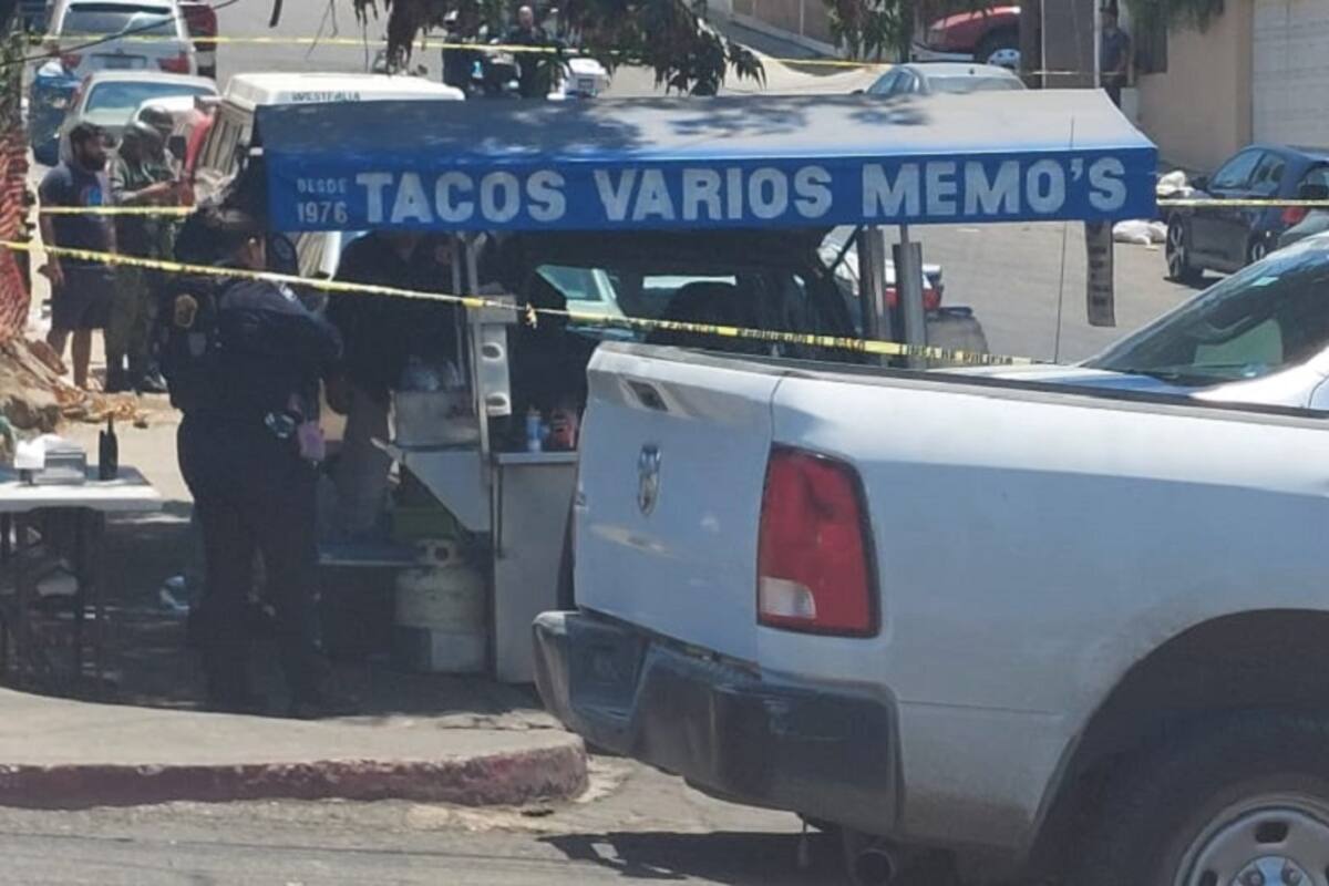 Ataque armado en puesto de tacos deja un muerto y un lesionado