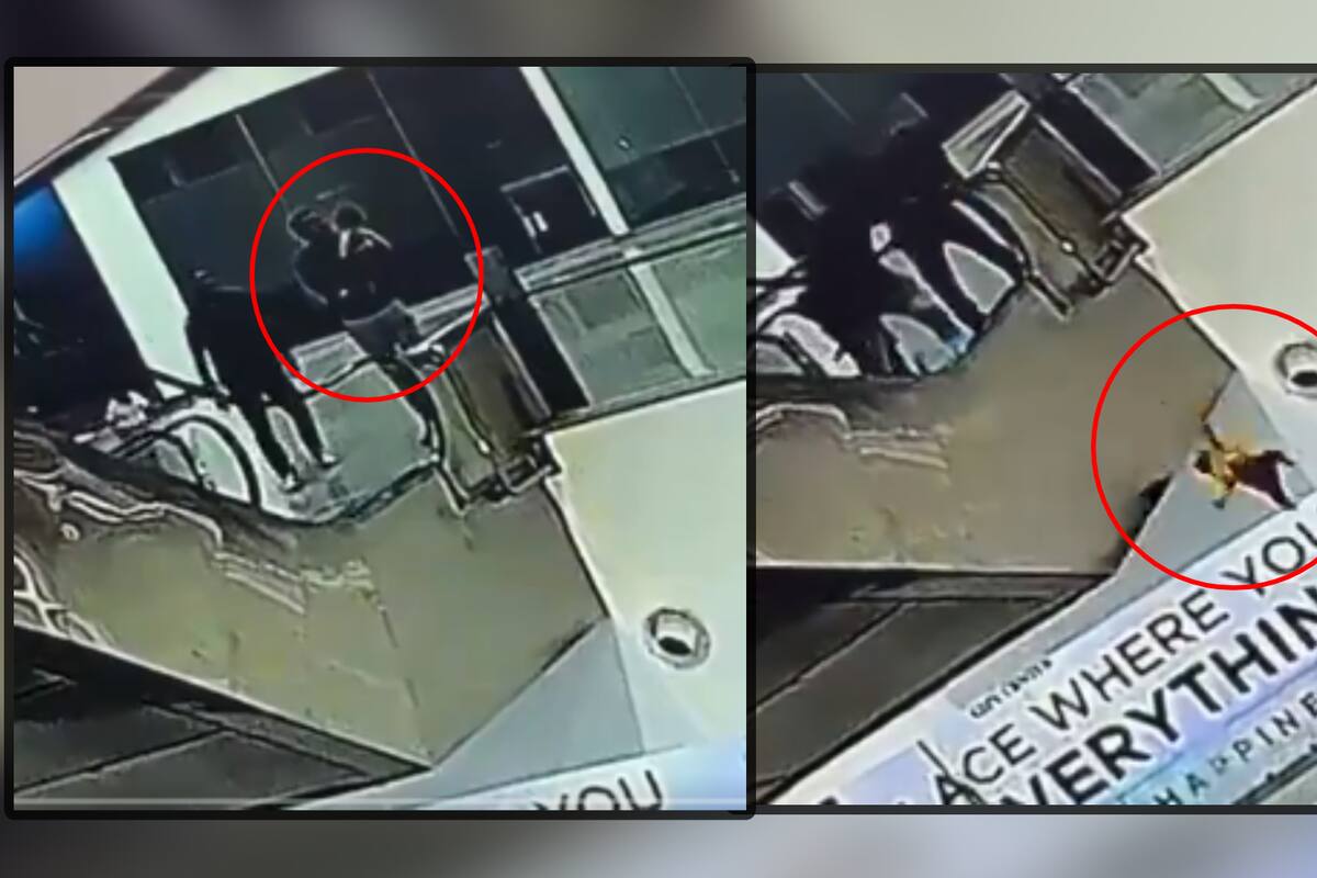 VIDEO: Padre mata a su hijo tras tirarlo desde cuarto piso de centro comercial