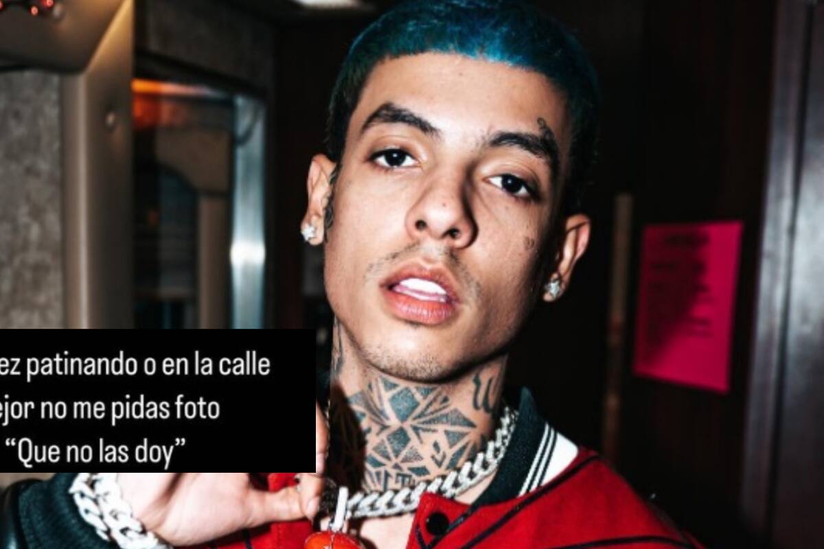 Natanael Cano no quiere que le pidan fotos en la calle: "Me quitan el poco tiempo libre que tengo"