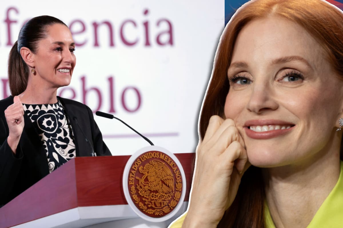 Así reaccionó Claudia Sheinbaum al apoyo y elogios de la ganadora del Oscar, Jessica Chastain; “es muy emotiva”
