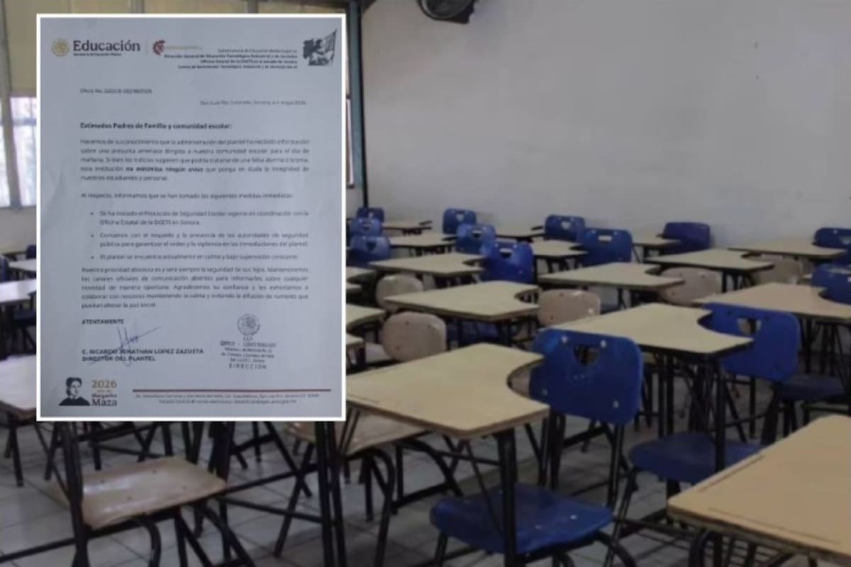 Activan protocolo de seguridad en el CBTIS 33 por presunta amenaza en San Luis Río Colorado