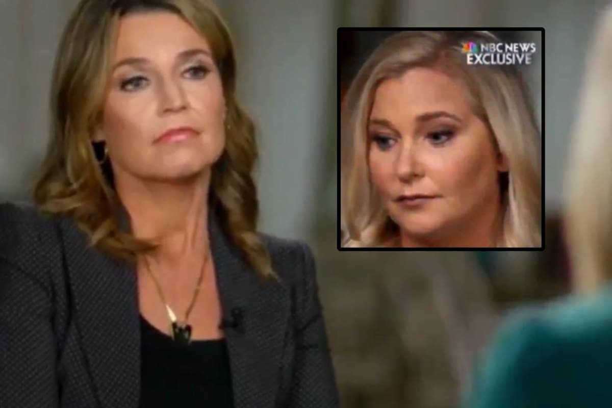 La vez que Savannah Guthrie entrevistó a Virginia Giuffre y denunció haber sido víctima de trata de personas por parte de Epstein, Ghislaine Maxwell y también se refirió al príncipe Andrés