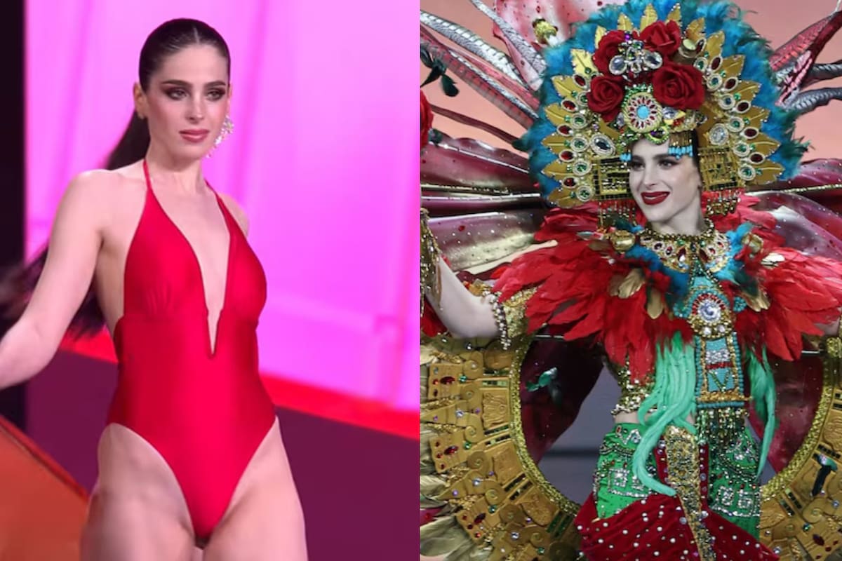 Fátima Bosch deslumbra en la competencia preliminar de Miss Universo 2025 con traje de baño y vestimenta inspirada en Xochiquétzal