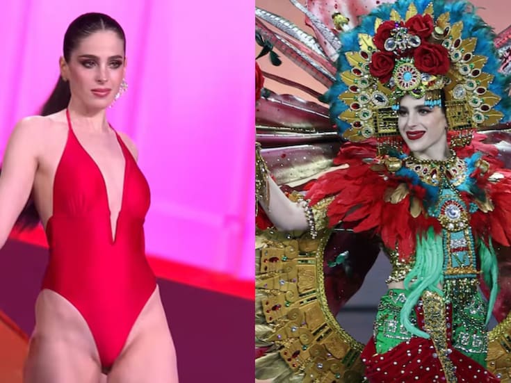 Fátima Bosch deslumbra en la competencia preliminar de Miss Universo 2025 con traje de baño y vestimenta inspirada en Xochiquétzal