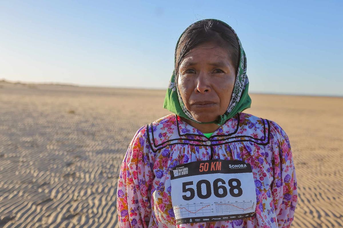 Isidora Rodríguez,  competidora de 47 años que ha viajado desde Guachochi. Foto: Archivo digital GH