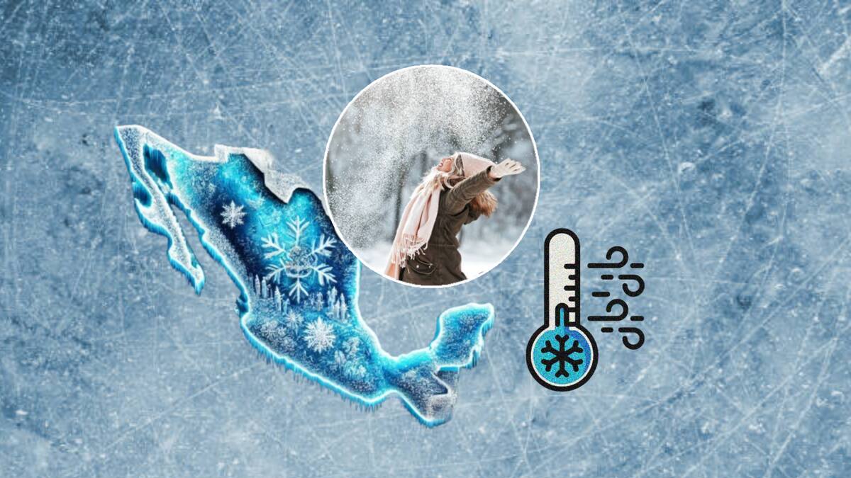 El frente frío 7 llega seguido del 6, ahora con temperaturas de -10°C, para este fin de semana. Foto: Especial