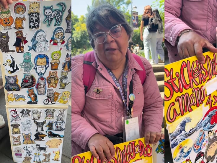 “Se llama Jennifer y ella misma dibuja sus stickers”: ilustradora con discapacidad visual se vuelve viral por su resiliencia