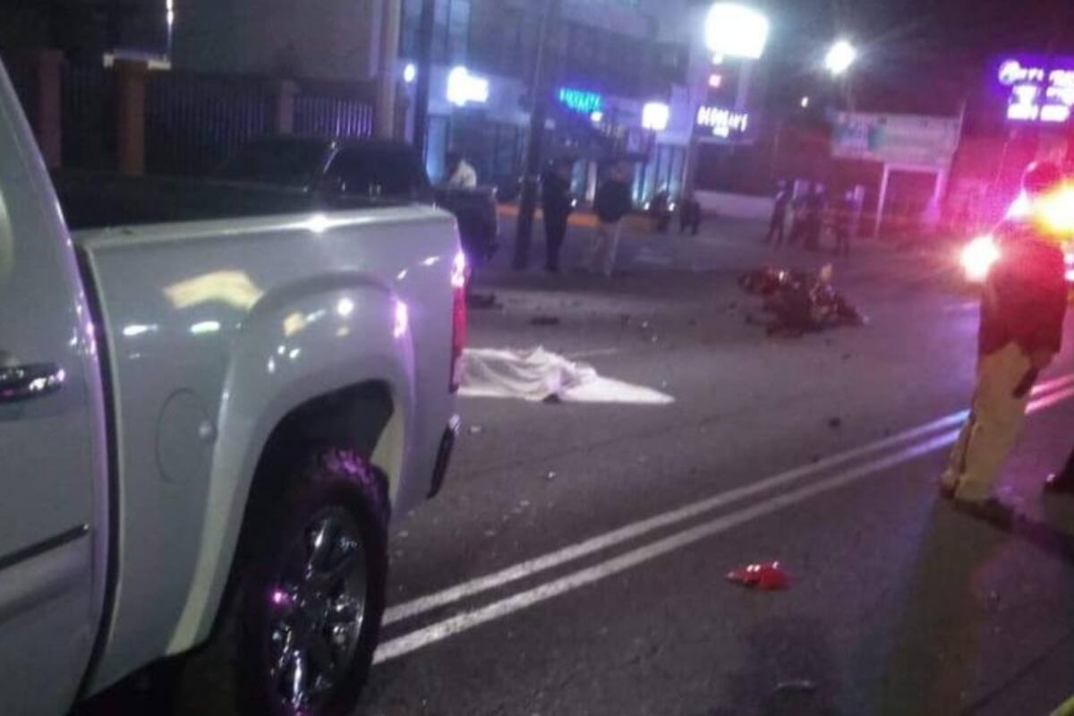 Fallece motociclista en la colonia Pro Hogar de Mexicali
