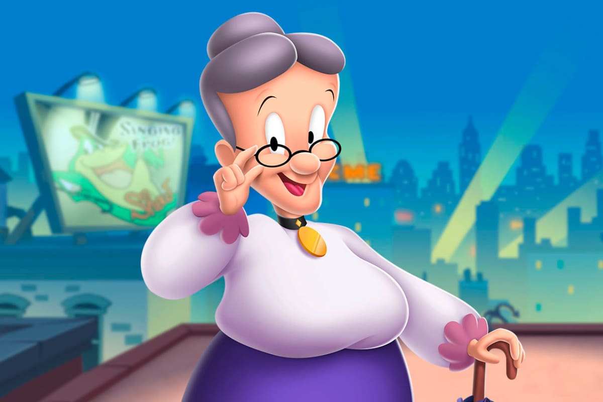 Abuelita de los Looney Tunes ha cobrado vida con ayuda de la Inteligencia Artificial