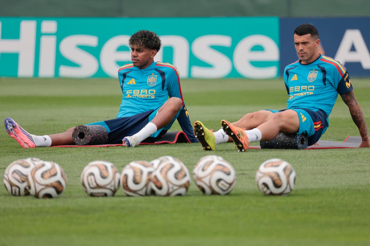 ¿Lamine Yamal está lesionado? España explica por qué entrenó separado antes de la final contra Argentina