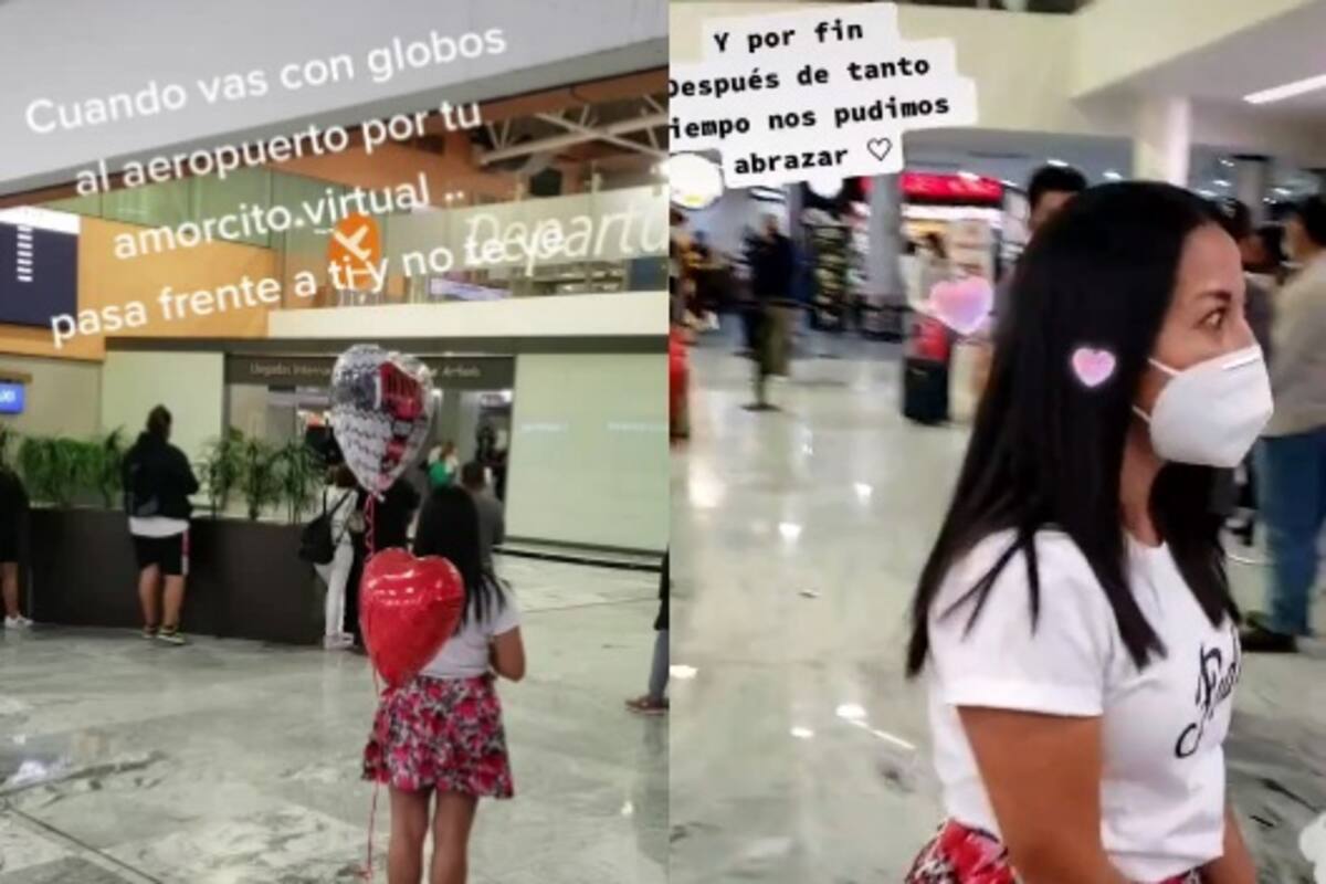 Viral: Va al aeropuerto a recibir a novio que conoció en Internet y no la reconoce