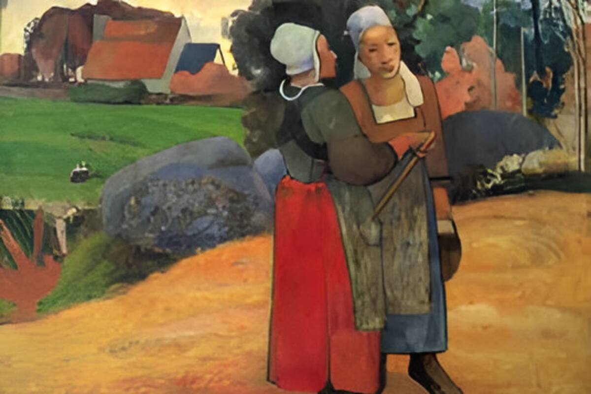 “Paysannes Bretonnes” de Paul Gauguin: Un viaje a lo primitivo desde Bretaña