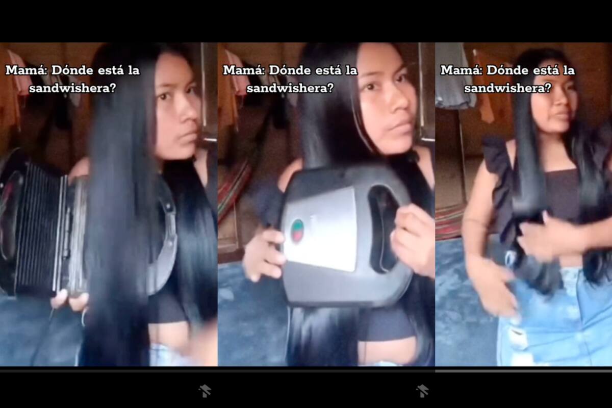 A falta de plancha para cabello, esta joven utilizó una sandwichera para verse radiante | TikTok
