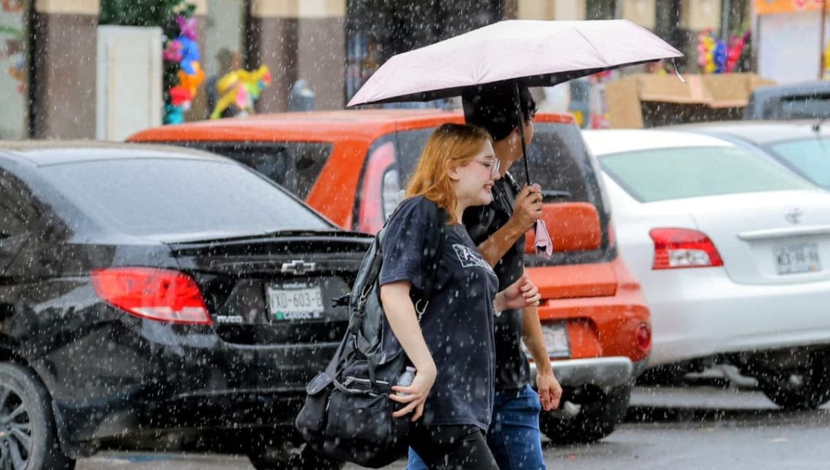 Lluvias de esta tarde en Hermosillo.